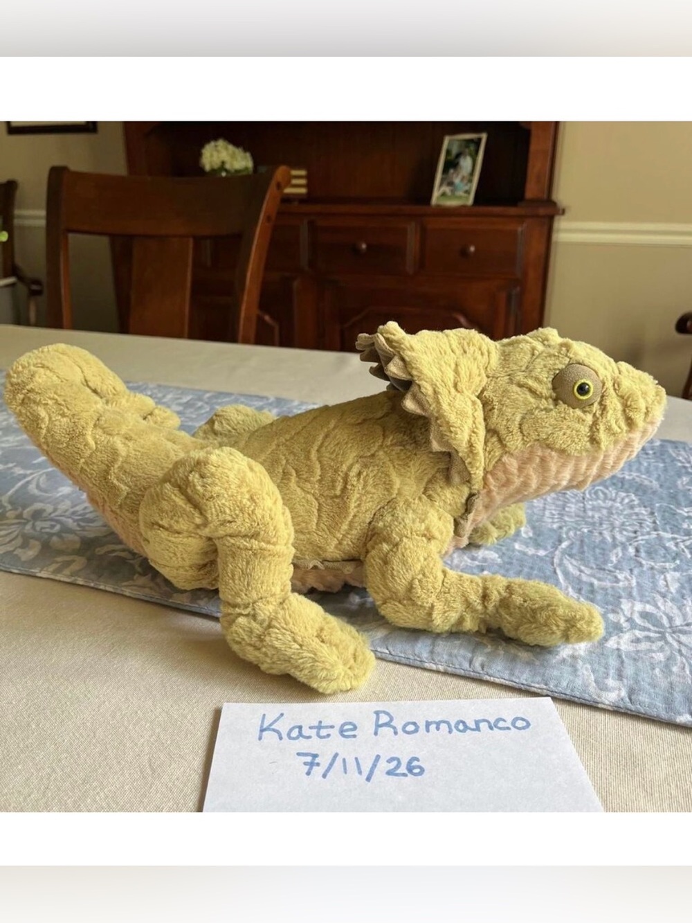 Jellycat Logan Lizard retired/HTF